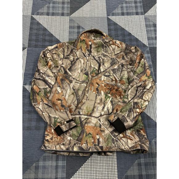 Vintage 90s Can-Am Camo Jacket MENS G/L Hunting Outdoor Fishing Water Repellent - Picture 4 of 12